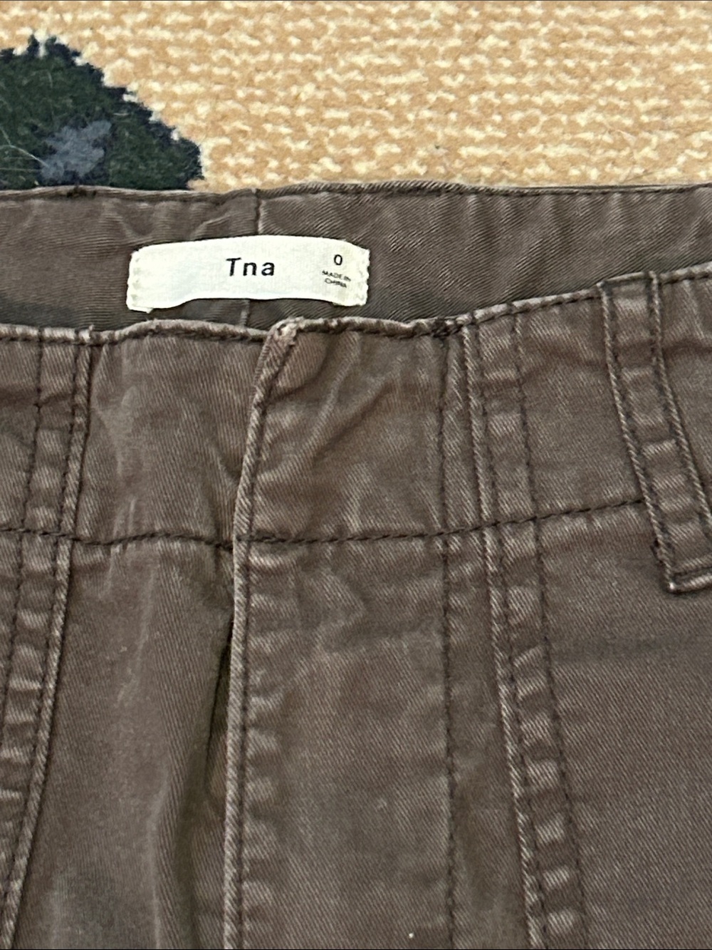TNA Taupe Utility Pants